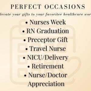 Personalized Nurse Gift Box | Nurse Treat Box | Nurses Week Gift| RN LPN Graduation Gift | Custom Nurse Appreciation Box image 7