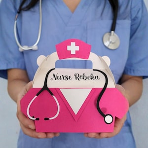 Personalized Nurse Gift Box | Nurse Treat Box | Nurses Week Gift| RN LPN Graduation Gift | Custom Nurse Appreciation Box image 1