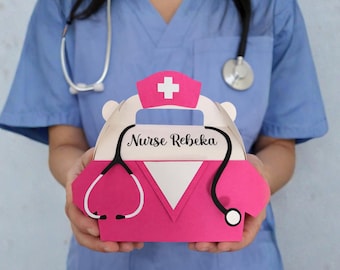 Personalized Nurse Gift Box | Nurse Treat Box | Nurses Week Gift| RN LPN Graduation Gift | Custom Nurse Appreciation Box