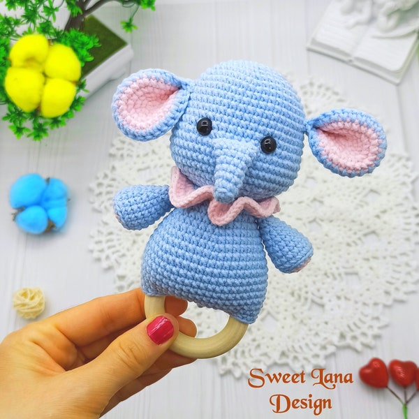 Crochet Baby Rattle Etsy