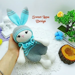 Crochet Lovey Pattern, Crochet PATTERN Baby Lovey Toy, Security blanket, Comforter, cute bunny lovey
