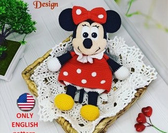 Crochet mouse lovey Pattern, Crochet PATTERN Baby Lovey Toy, Security blanket, Comforter, Mouse lovey