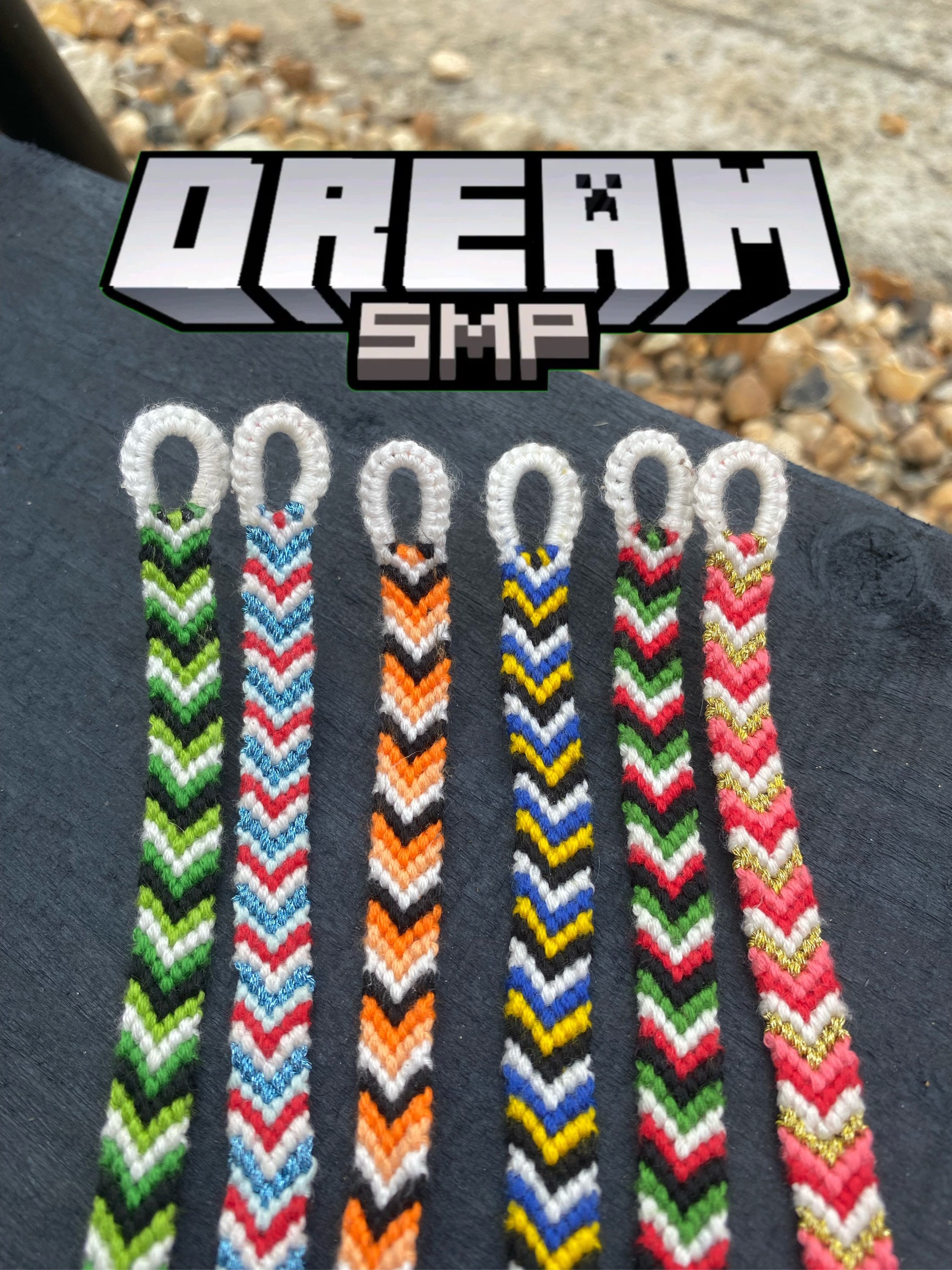 Dream SMP Technoblade Minecraft Skin Perler Keychain DSMP MYCT