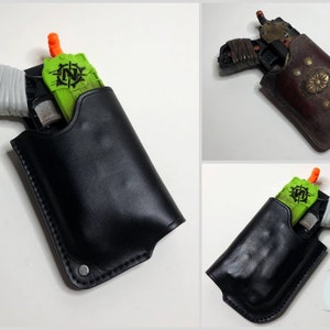 NERF Zombie Strike Quadrot Holster - Leather DIY - PDF Pattern