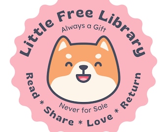 Little Free Library Stickers - vinyl
