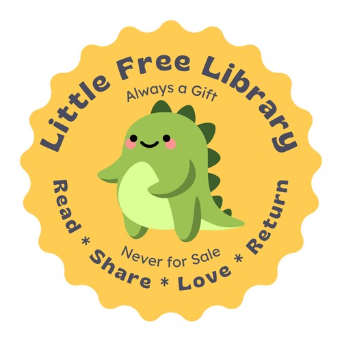 Little Free Library Metal Signs Custom Signs FREE Etsy