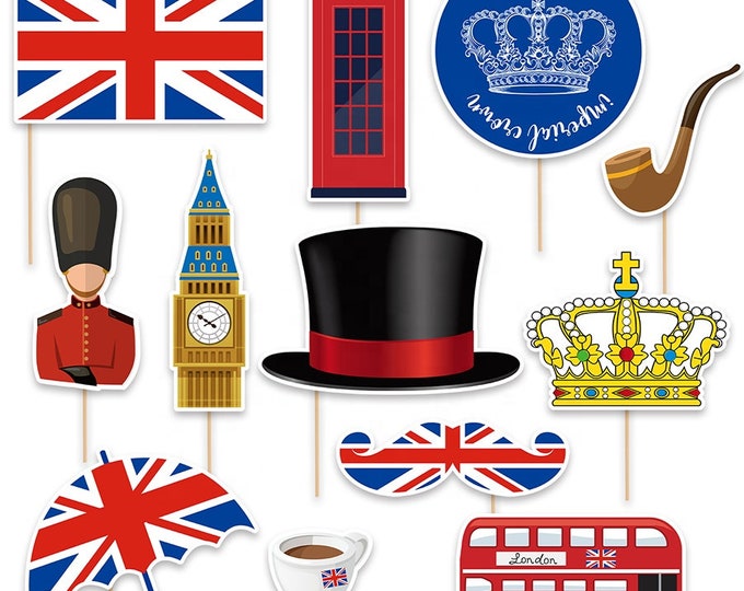 Platinum Queens Jubilee Decorations 2022 Photo Booth Props National