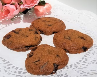 Fresh Baked Triple Chocolate Chip Cookies, Chunks, Birthday, Brunch