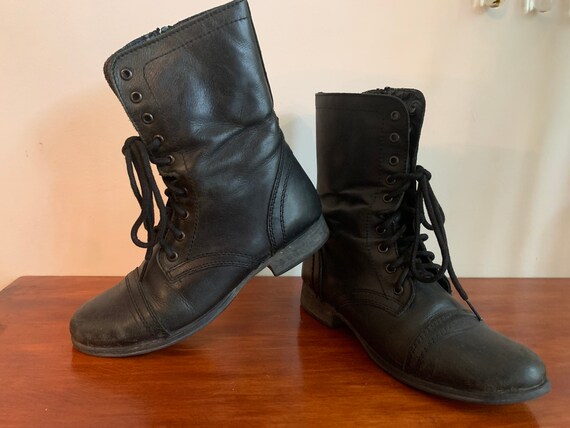steve madden platform combat boots