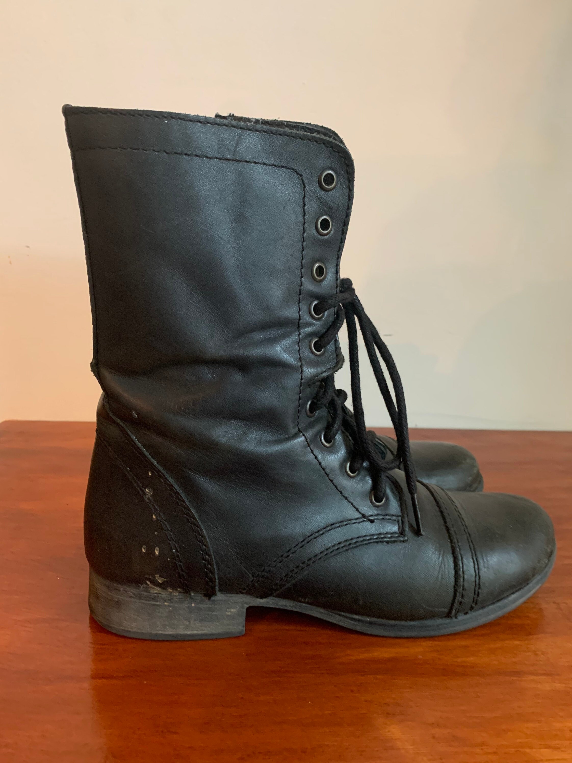 steve madden platform combat boots