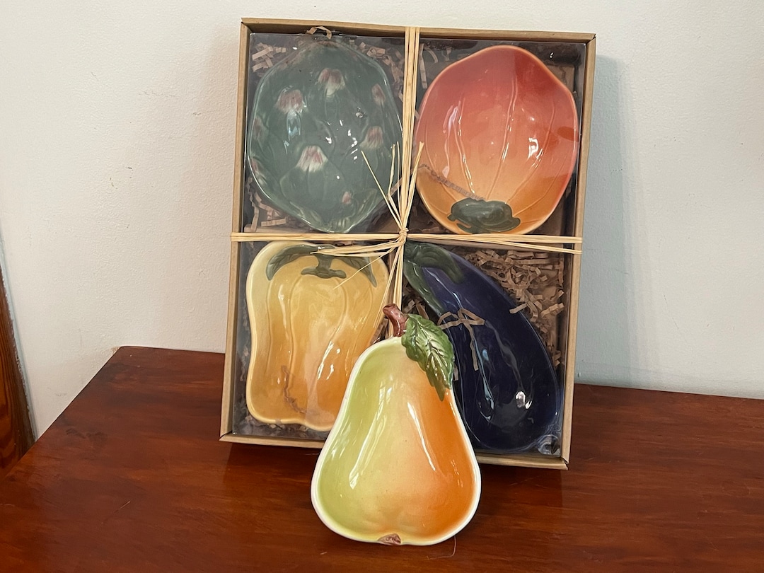 Jardin Potager Dishes Williams Sonoma Vegetable and Fruit Etsy