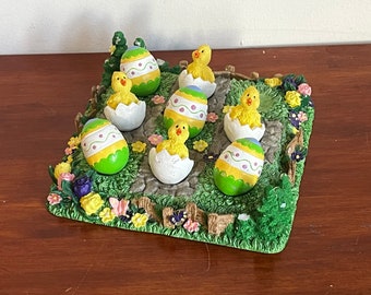 Terry’s Village Easter Tic Tac Toe Pastel Chicks Eggs Spring Board Game