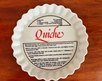 Quiche Recipe Pie Plate | Tart Dish Stone Bakeware