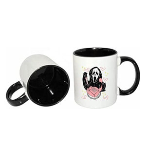 SCREAM on phone Mug | Horror Movie Mug | Halloween Mug