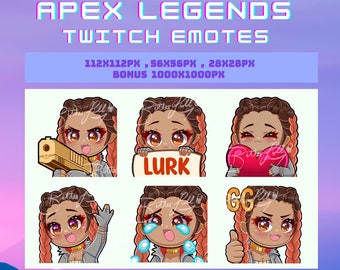 Twitch Emotes - Loba - Apex Legends