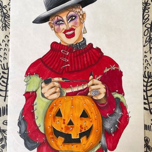 Crystal Methyd - Freddie Krueger Inspired Artwork - Original