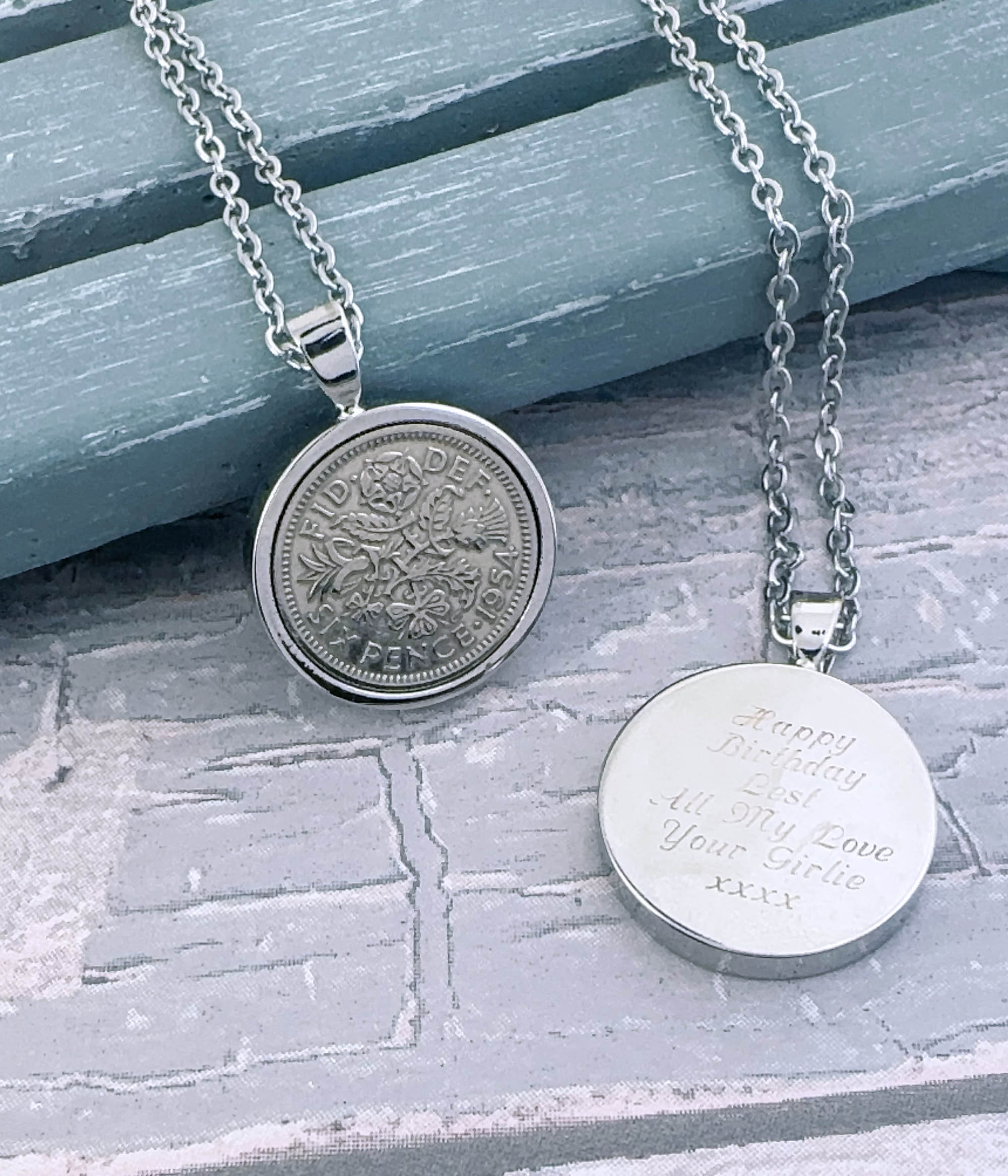 シックスペンスネックレス - Etsy 日本