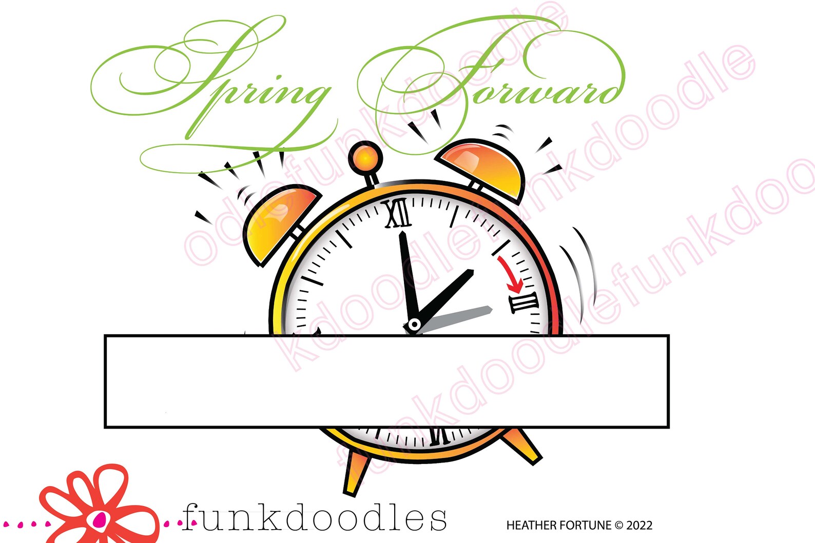 Daylight Saving Time Change Clip Art for Spring Forward March Etsy
