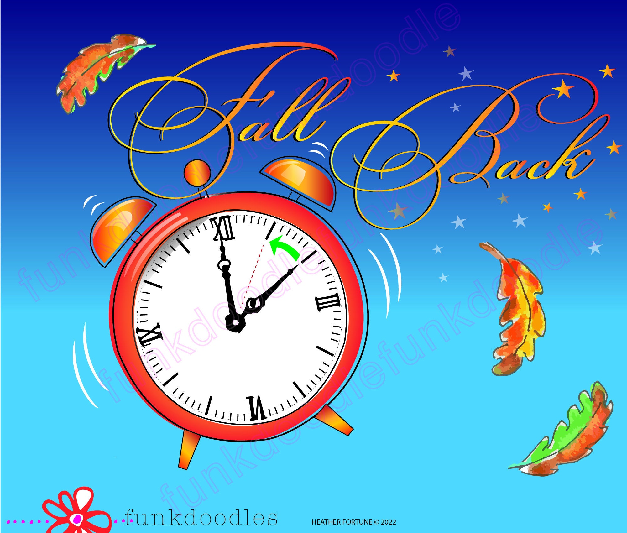 Daylight Saving Time Change Fall Back DST Nov 5 2023 Extra Etsy