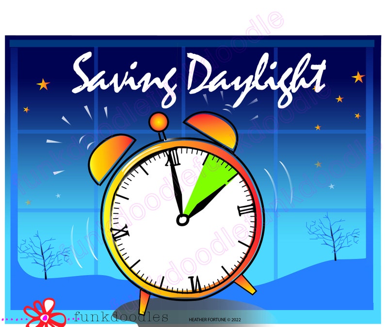 Daylight Saving Time Change Fall Back DST Nov 5 2023 Extra Etsy
