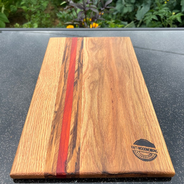 Cutting Board - Oak, Zebra Wood, Padauk
