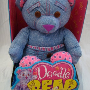 Doodle Bears by Tyco 1990's With Original Box 