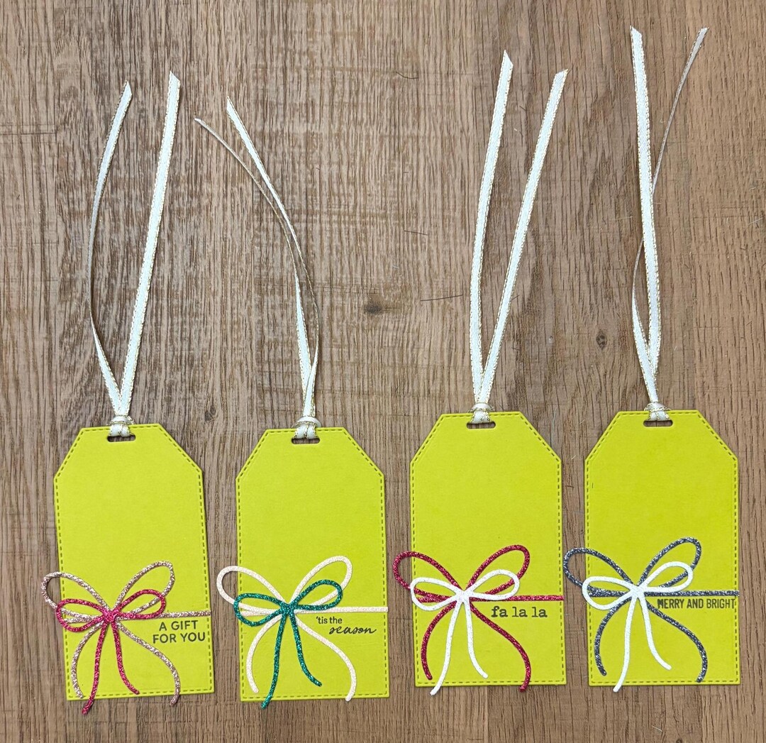Ribbon Gift Tag Set - Etsy