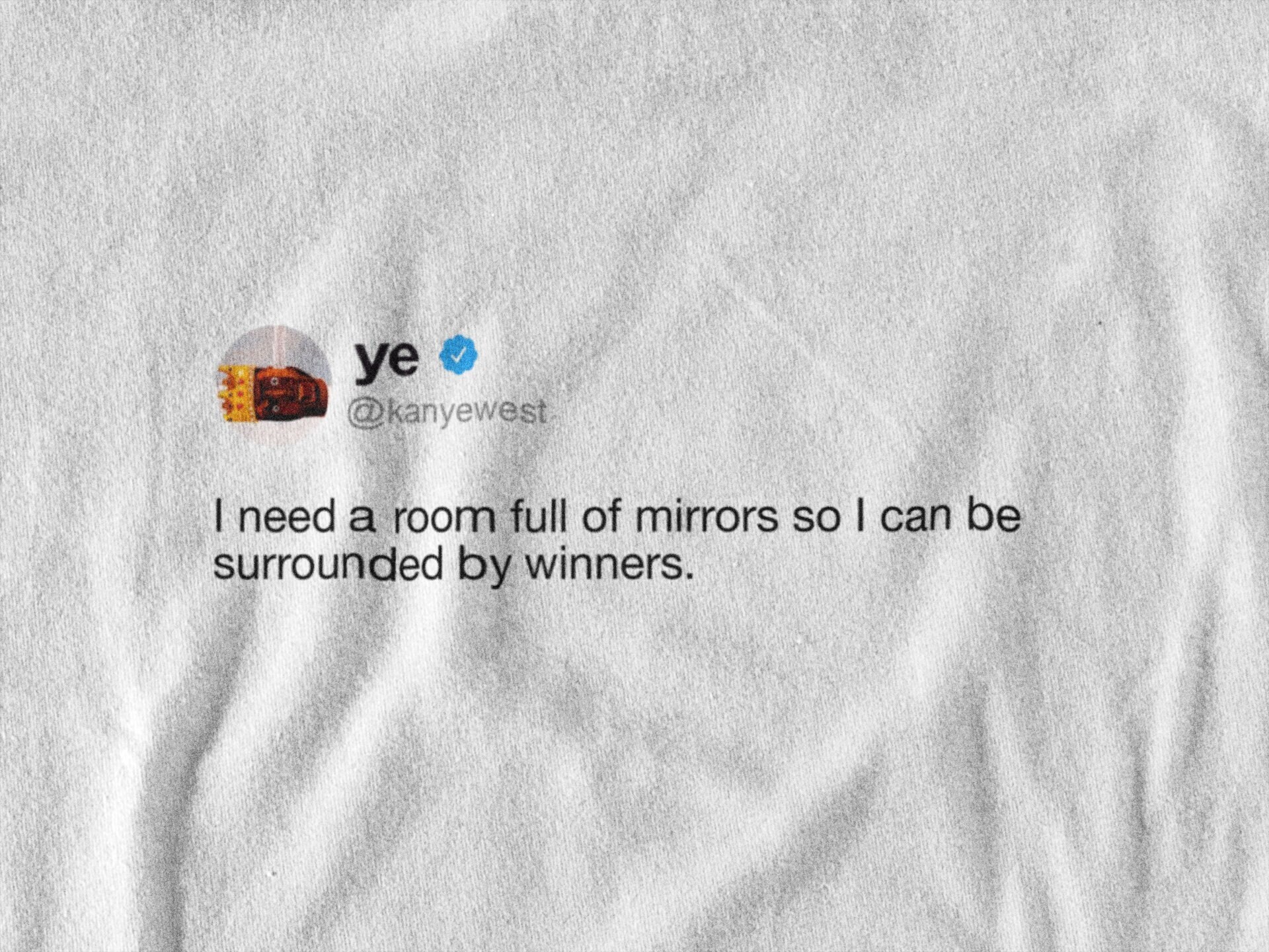 Kanye West i Need a Room Full of Mirrors so I Can Be Etsy Australia