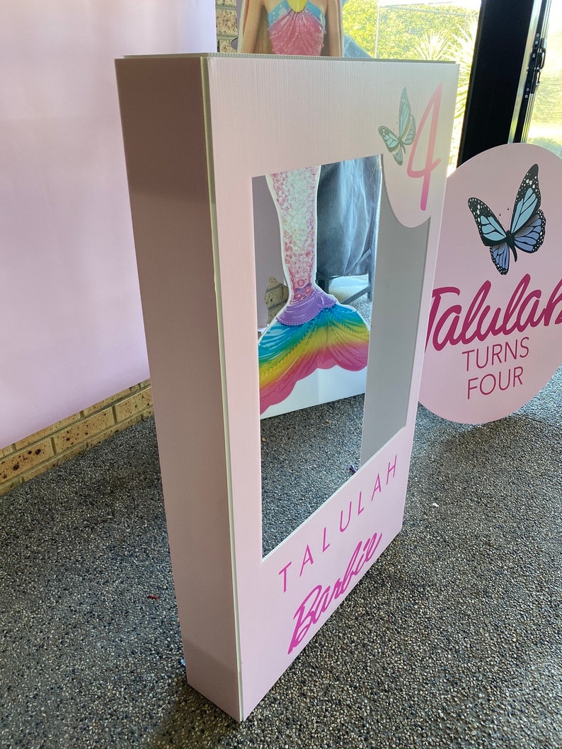 Barbie/personalised Photo Booth - Etsy