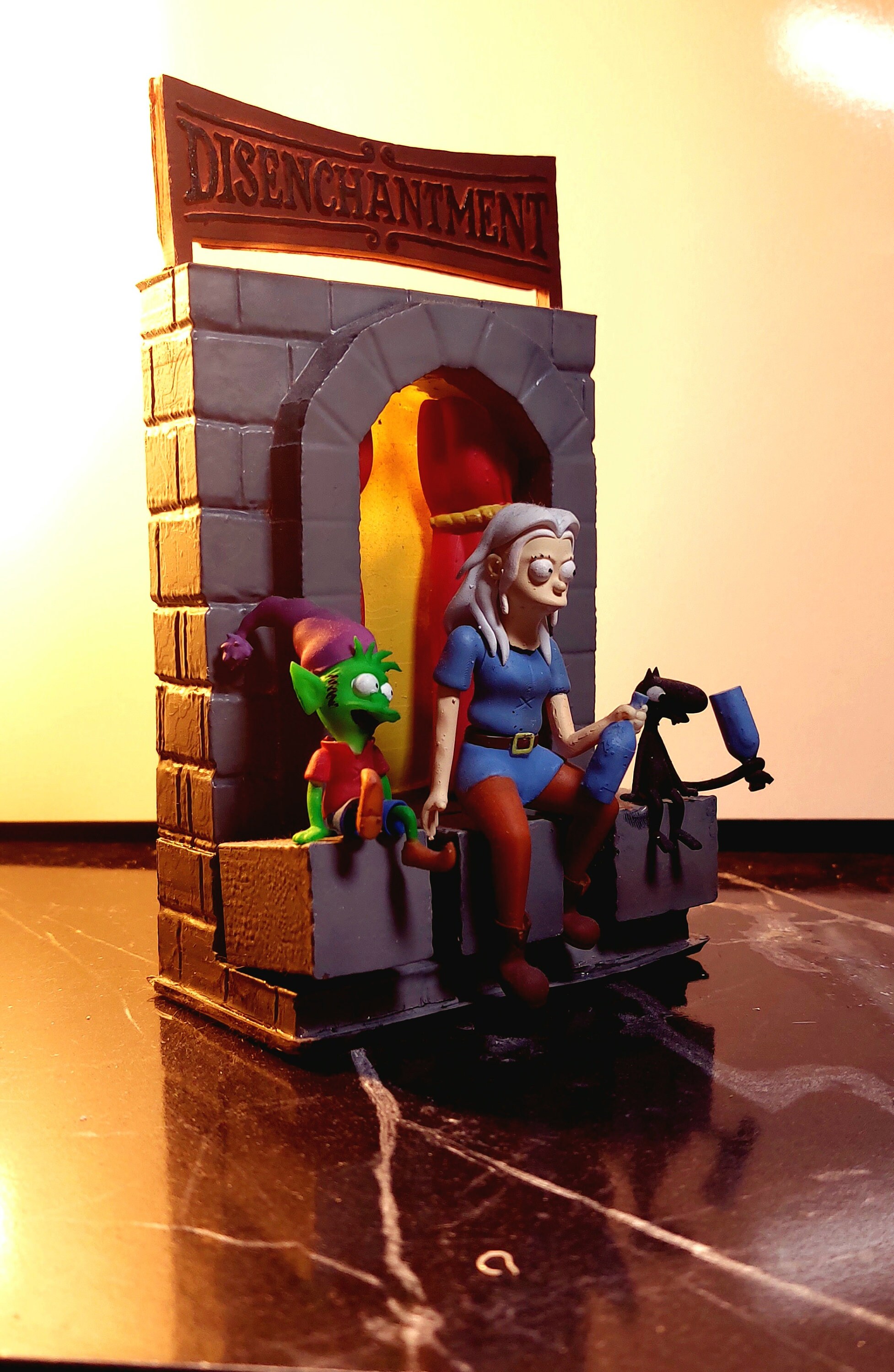 Netflix Disenchantment Figures Bean Elfo and Luci 15cm Etsy