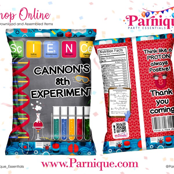 Science Party Favors Etsy
