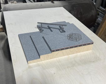 USAFBL 3 Stair Fingerboard Obstacle - New