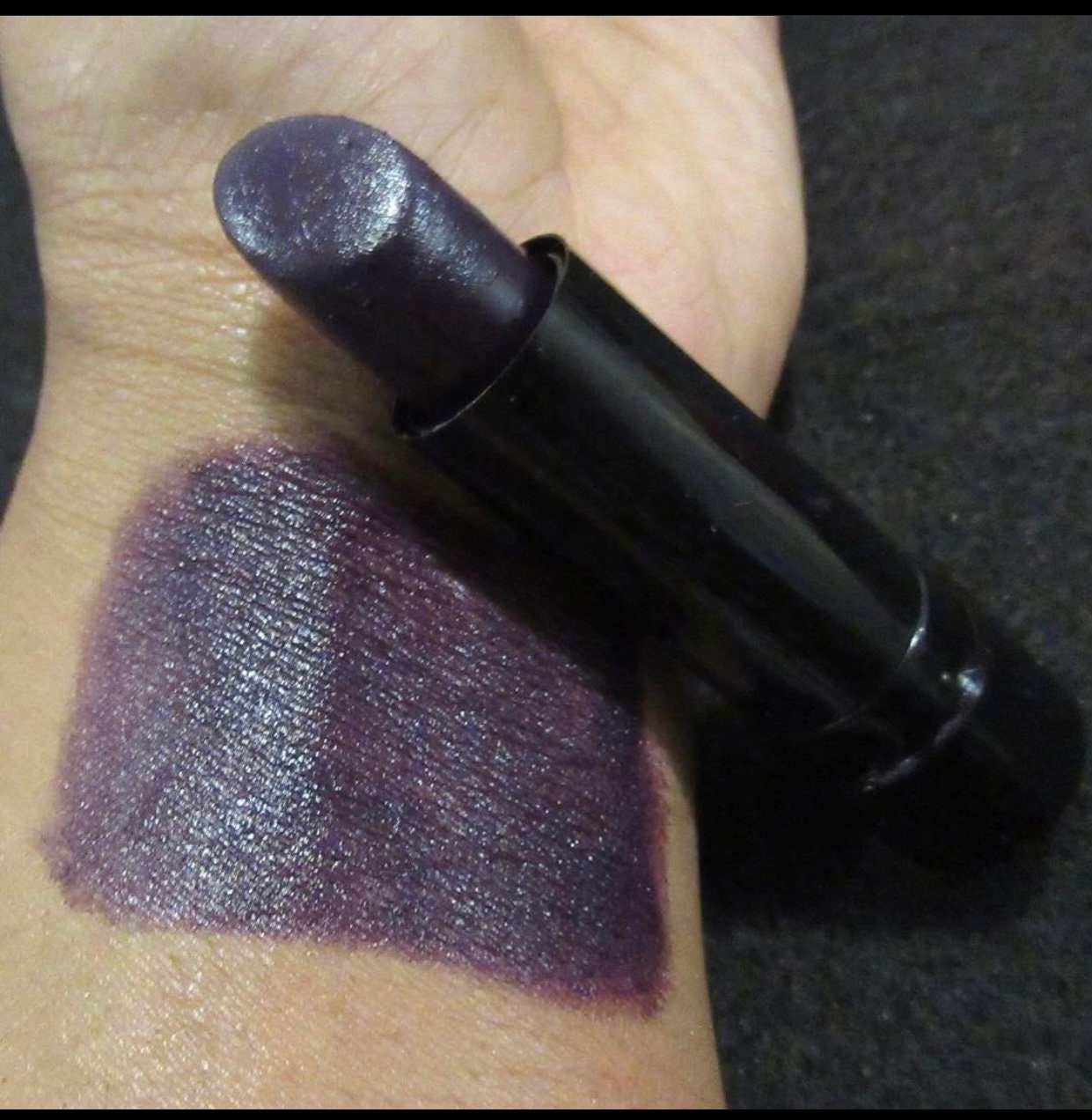 Very Dark Purple Lipstick Porn