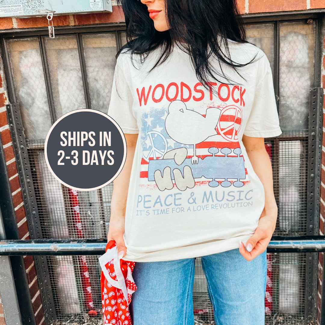 Goodie Two Sleeves Woodstock Vintage Music Festival T-Shirt