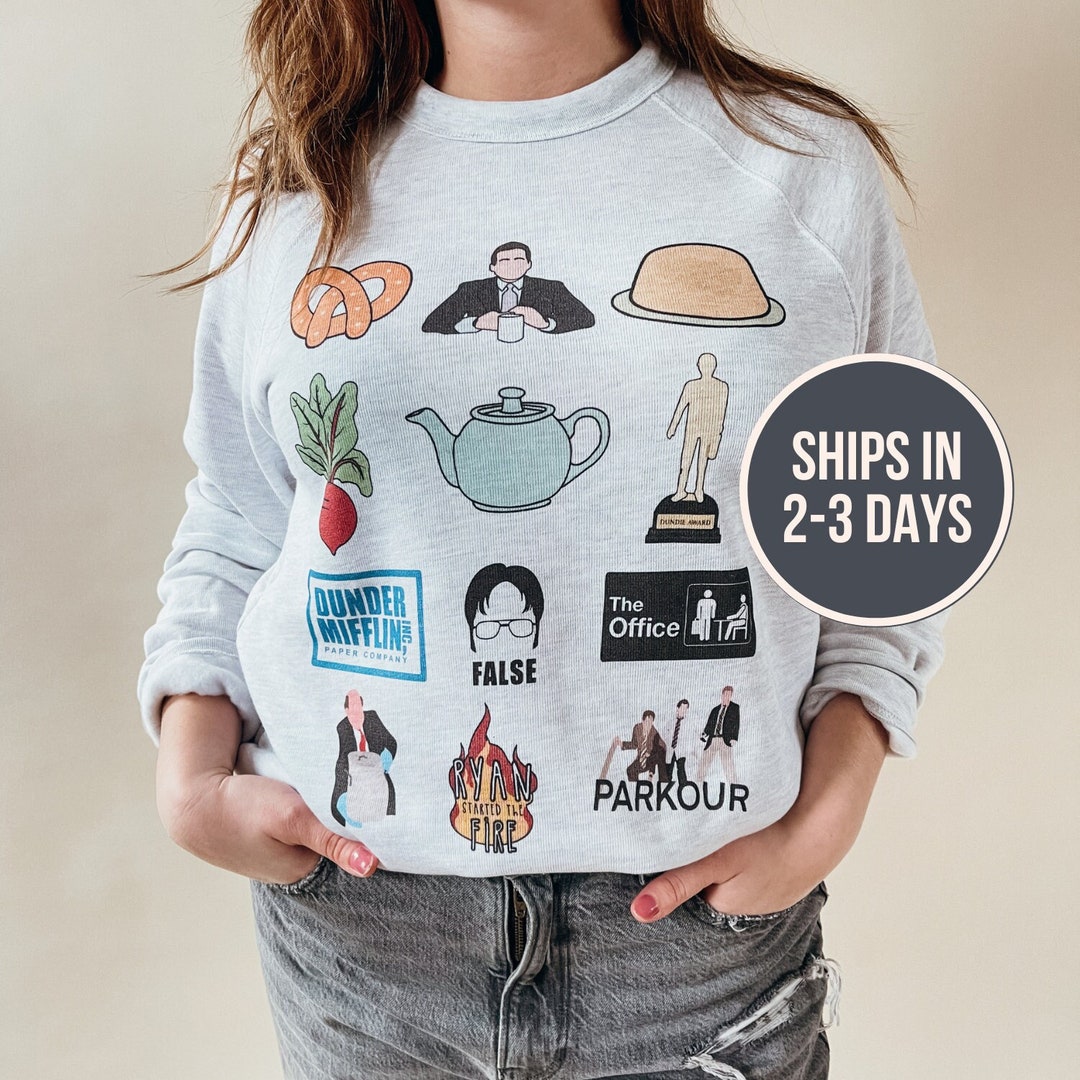 The Office Sweatshirt, the Office Memorabilia Sweatshirt, the Office