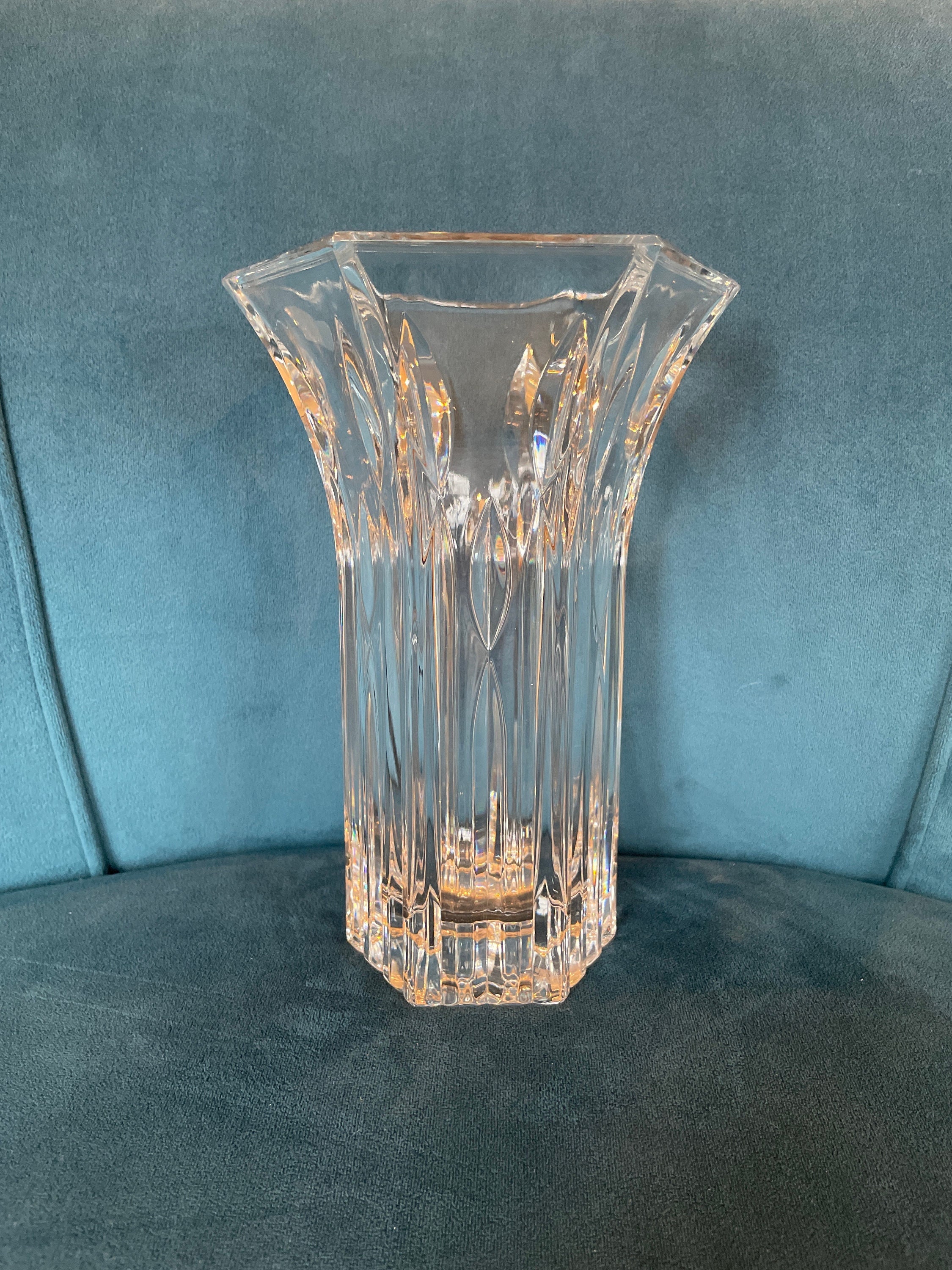 Waterford crystal bud vase: 386,000 ppm Lead (39% Lead)! Crystal items can  passively create Lead dust in your home.