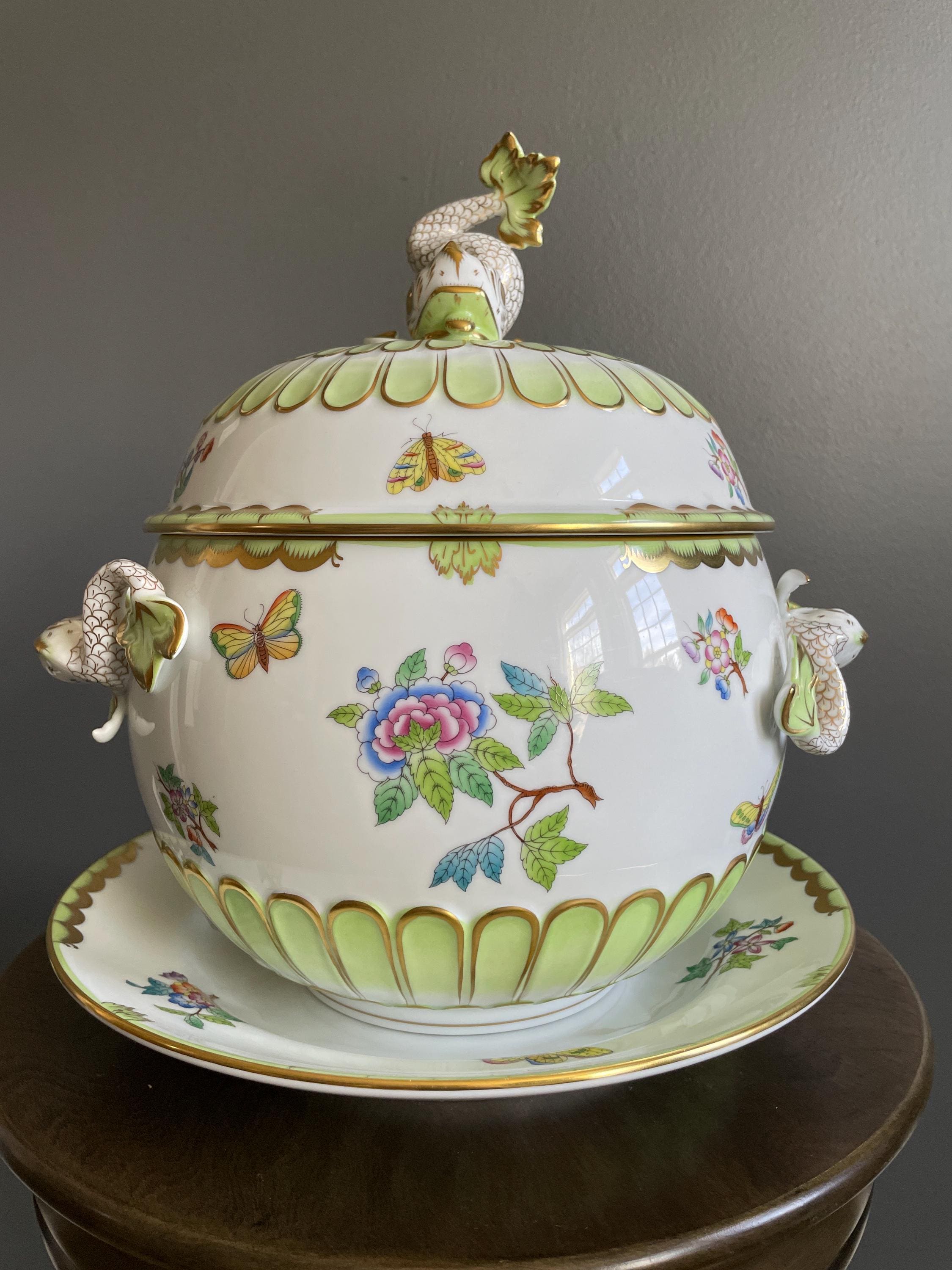 Queen Victoria Herend Tureen - Etsy