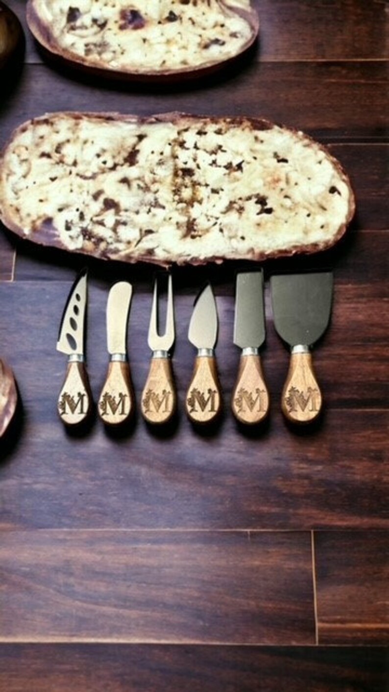 Cheese Knife Set of 6. Cheese Knives, Charcuterie Knives, Cheese