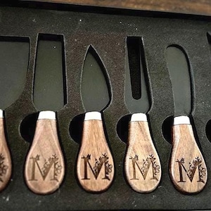 Cheese Knife Set of 6. Cheese Knives, Charcuterie Knives, Cheese Spreaders. Housewarming, Christmas, Wedding, All Occasions