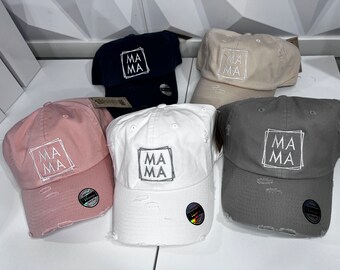 Mama Hat| Mama Embroidery Hat| Baseball Cap| Custom Embroidery| Mothers Day Gift