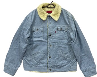 LEVIS SHERPA JACKET | Etsy