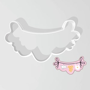 Banner Cookie Cutter - STL File for 3D printing - PYO