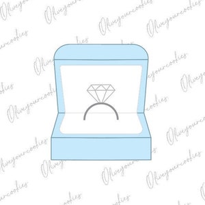 Ring Box Cookie Cutter - Physical cutter