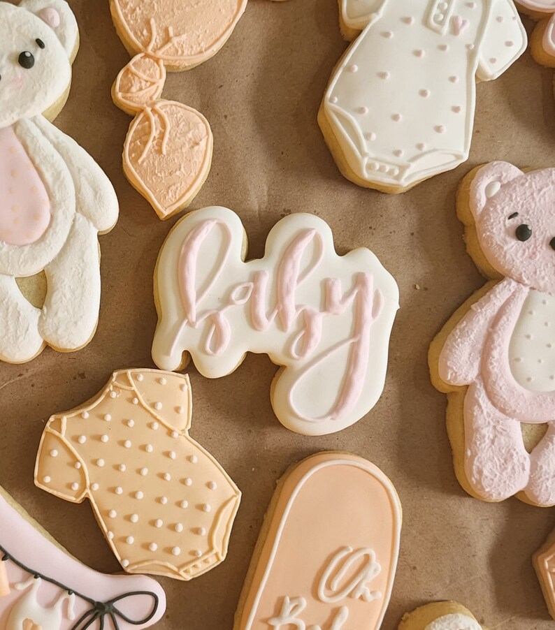 Baby Cursive Cookie Cutter STL File for 3D Printing PYO Etsy