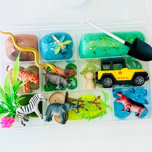 Kit sensorial de plastilina Safari