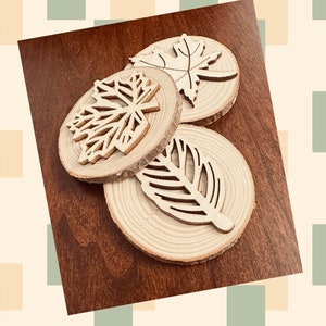 Fall Leaf Play Dough Stamp Set