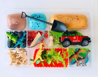 Dinosaur Play Dough Sensory Kit