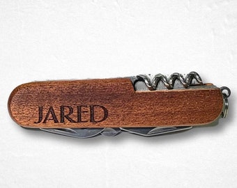 Multi-tool Pocket Knife | Swiss Army Knife | Personalized Keychain Pocket Knife | Personalized Folding Pocket Tool and Knife