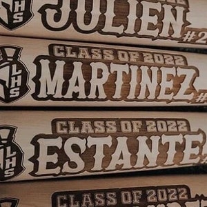 Custom Engraved Baseball Bat