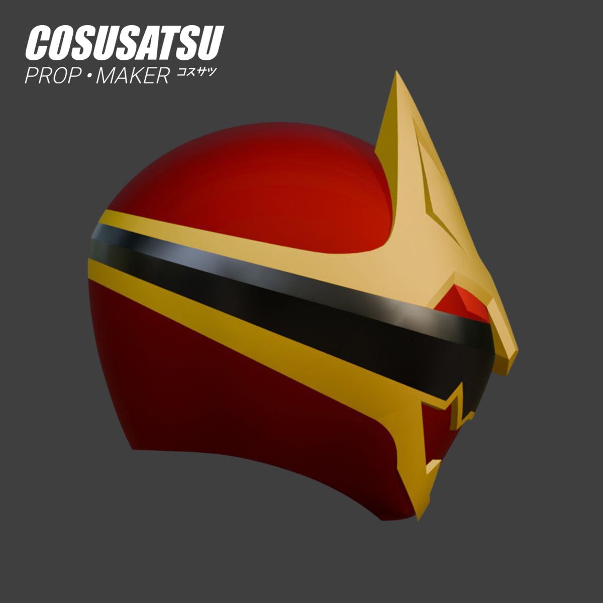 DIY No. 1 Sentai Gozyuger Gozyu Wolf Helmet Cosplay EVA Foam